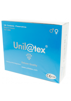 Unilatex caja 144 unidades preservativos naturales